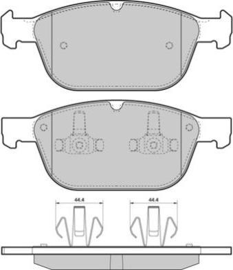 FREMAX FBP-1678 - Bremžu uzliku kompl., Disku bremzes www.autospares.lv