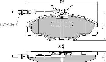 FREMAX FBP-1049 - Bremžu uzliku kompl., Disku bremzes www.autospares.lv