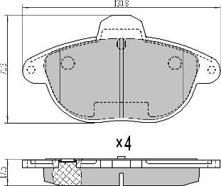 FREMAX FBP-1055 - Bremžu uzliku kompl., Disku bremzes www.autospares.lv