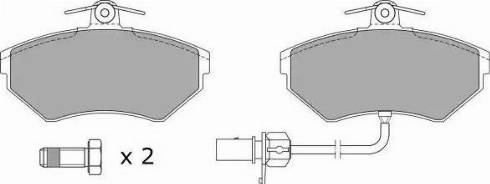 FREMAX FBP-1050-01 - Тормозные колодки, дисковые, комплект www.autospares.lv