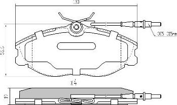 FREMAX FBP-1017 - Bremžu uzliku kompl., Disku bremzes www.autospares.lv