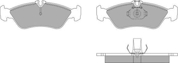 FREMAX FBP-1035 - Brake Pad Set, disc brake www.autospares.lv