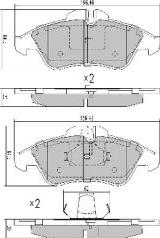 FREMAX FBP-1032 - Bremžu uzliku kompl., Disku bremzes www.autospares.lv