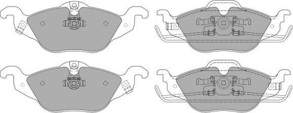 FREMAX FBP-1076 - Brake Pad Set, disc brake www.autospares.lv