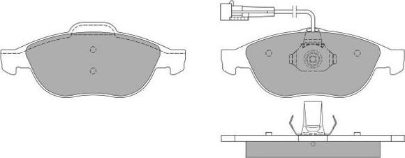 FREMAX FBP-1071 - Brake Pad Set, disc brake www.autospares.lv