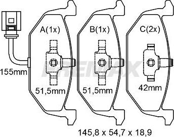 FREMAX FBP-1072 - Bremžu uzliku kompl., Disku bremzes www.autospares.lv