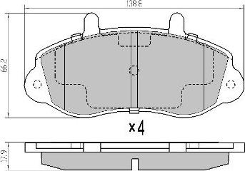 FREMAX FBP-1140 - Bremžu uzliku kompl., Disku bremzes www.autospares.lv