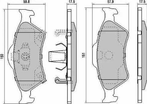 FREMAX FBP-1160-01 - Bremžu uzliku kompl., Disku bremzes www.autospares.lv