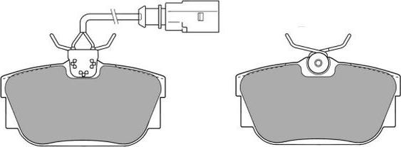 FREMAX FBP-1163 - Brake Pad Set, disc brake www.autospares.lv