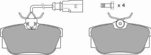 FREMAX FBP-1162-01 - Brake Pad Set, disc brake www.autospares.lv