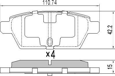 FREMAX FBP-1845 - Bremžu uzliku kompl., Disku bremzes www.autospares.lv