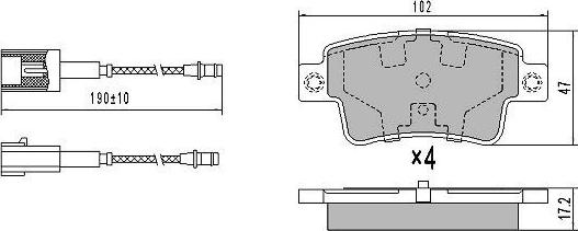 FREMAX FBP-1843 - Тормозные колодки, дисковые, комплект www.autospares.lv