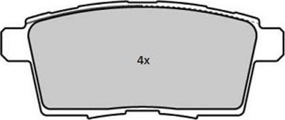 DJ Parts BP2227 - Brake Pad Set, disc brake www.autospares.lv