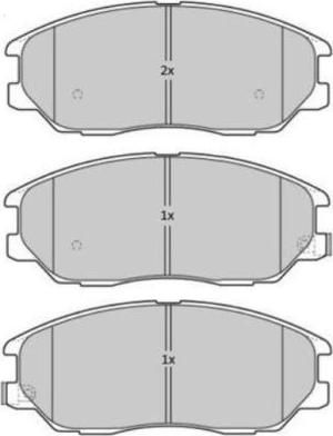 FREMAX FBP-1802 - Brake Pad Set, disc brake www.autospares.lv