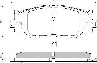 FREMAX FBP-1807 - Bremžu uzliku kompl., Disku bremzes www.autospares.lv