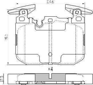 FREMAX FBP-1889 - Bremžu uzliku kompl., Disku bremzes www.autospares.lv