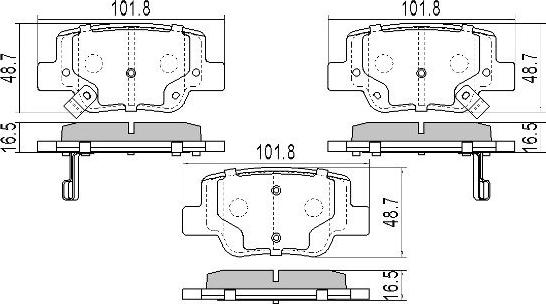 FREMAX FBP-1836 - Bremžu uzliku kompl., Disku bremzes www.autospares.lv