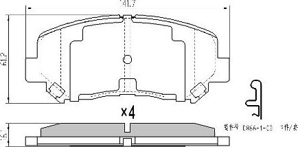 FREMAX FBP-1877 - Brake Pad Set, disc brake www.autospares.lv