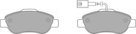 FREMAX FBP-1355 - Brake Pad Set, disc brake www.autospares.lv