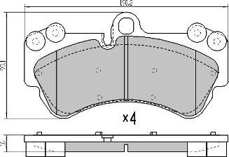 FREMAX FBP-1356 - Bremžu uzliku kompl., Disku bremzes www.autospares.lv