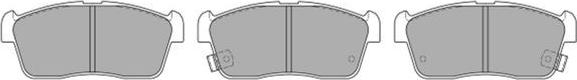 FREMAX FBP-1320 - Brake Pad Set, disc brake www.autospares.lv