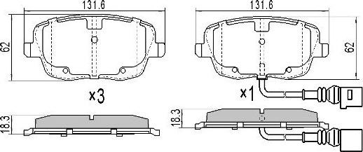 FREMAX FBP-1256 - Bremžu uzliku kompl., Disku bremzes www.autospares.lv