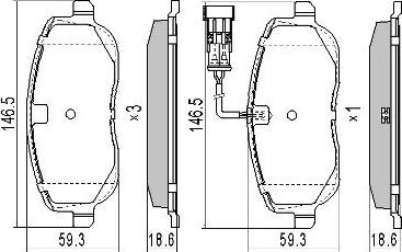 FREMAX FBP-1271 - Bremžu uzliku kompl., Disku bremzes www.autospares.lv