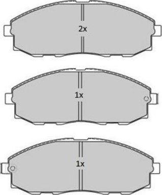 FREMAX FBP-1758 - Bremžu uzliku kompl., Disku bremzes www.autospares.lv