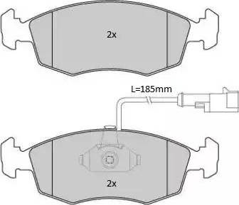 Samko 5SP691 - Тормозные колодки, дисковые, комплект www.autospares.lv