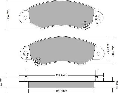 FREMAX FBP-1732 - Bremžu uzliku kompl., Disku bremzes www.autospares.lv