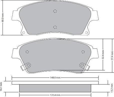 FREMAX FBP-1724 - Bremžu uzliku kompl., Disku bremzes www.autospares.lv