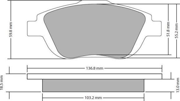 FREMAX FBP-1722 - Тормозные колодки, дисковые, комплект www.autospares.lv