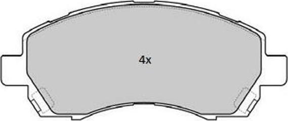 FREMAX FBP-1779 - Brake Pad Set, disc brake www.autospares.lv