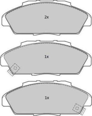 FREMAX FBP-1776 - Brake Pad Set, disc brake www.autospares.lv