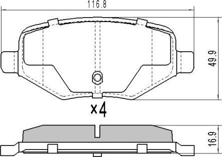 FREMAX FBP-2518 - Bremžu uzliku kompl., Disku bremzes www.autospares.lv