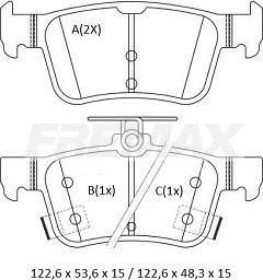 FREMAX FBP-2606 - Bremžu uzliku kompl., Disku bremzes www.autospares.lv