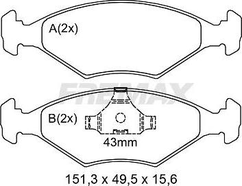 TRW RCPT12710 - Тормозные колодки, дисковые, комплект www.autospares.lv