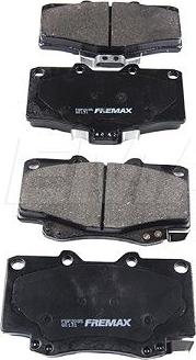 FREMAX FBP-2085 - Brake Pad Set, disc brake www.autospares.lv