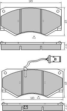 FREMAX FBP-2071 - Bremžu uzliku kompl., Disku bremzes www.autospares.lv