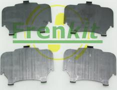 Frenkit 940069 - Anti-Squeal Foil, brake pad (back plate) www.autospares.lv