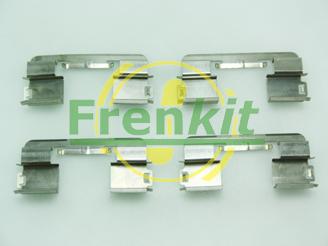 Frenkit 901875 - Piederumu komplekts, Disku bremžu uzlikas www.autospares.lv