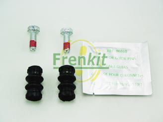 Frenkit 810049 - Virzītājčaulu komplekts, Bremžu suports www.autospares.lv