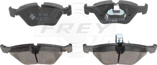 FREY 845502601 - Тормозные колодки, дисковые, комплект www.autospares.lv