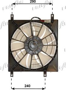 Frigair 0504.2041 - Fan, radiator www.autospares.lv