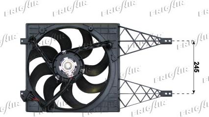 Frigair 0510.2026 - Ventilators, Motora dzesēšanas sistēma www.autospares.lv