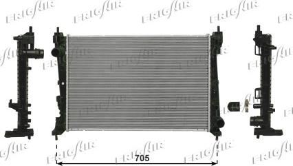 Frigair 0104.3129 - Radiators, Motora dzesēšanas sistēma autospares.lv