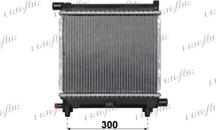 Frigair 0106.2089 - Радиатор, охлаждение двигателя www.autospares.lv