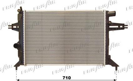 Frigair 0107.3099 - Radiators, Motora dzesēšanas sistēma www.autospares.lv