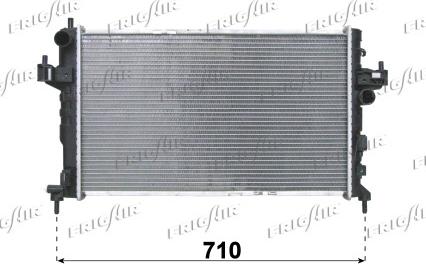 Frigair 0107.3100 - Radiators, Motora dzesēšanas sistēma www.autospares.lv