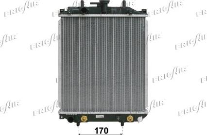 Frigair 0115.3132 - Radiators, Motora dzesēšanas sistēma www.autospares.lv